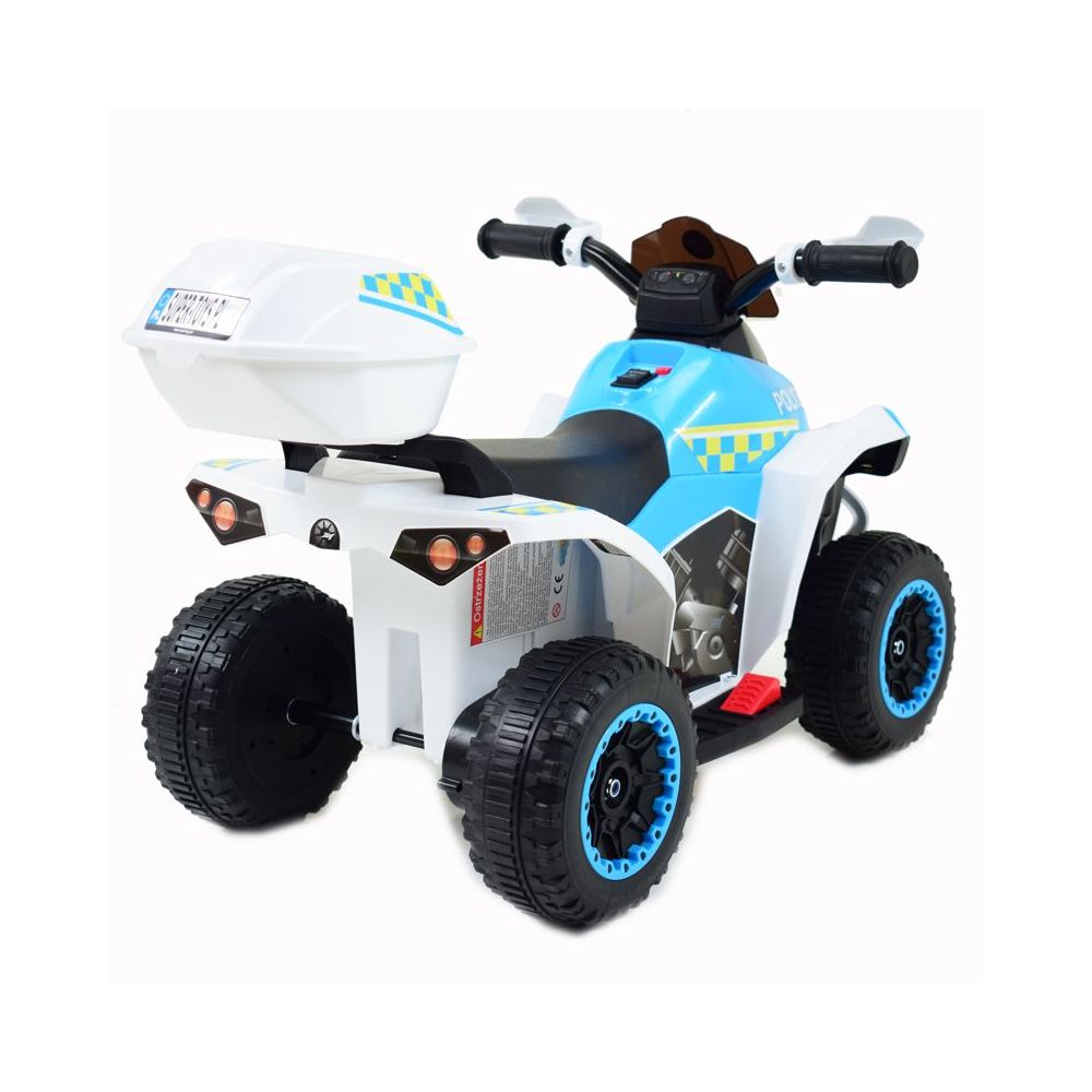 QUAD NA AKUMULATOR POLICJA Z KUFERKIEM - SUPER JAKOŚĆ/GTS-1188A