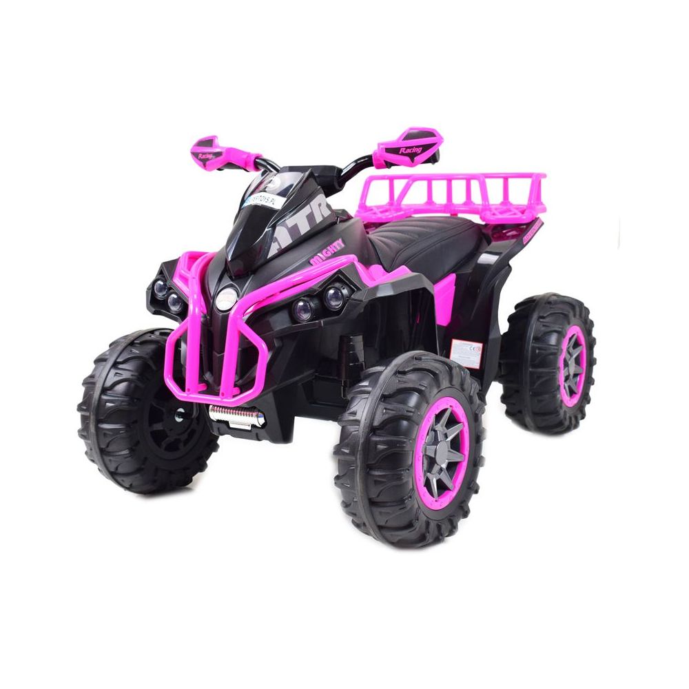 DIDELIS „ADVENTURE“ KVAADRACIKLAS SU AKUMULIATORIUMI, MINKŠTI RATAI, MINKŠTA SĖDYNĖ, NUOTOLINIO VALDYMO PULTAS / GTS1199