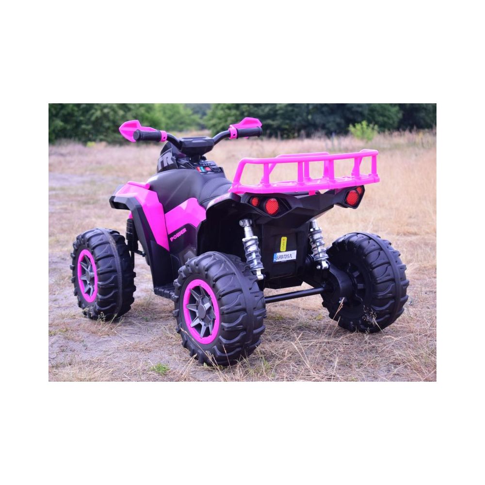 DIDELIS „ADVENTURE“ KVAADRACIKLAS SU AKUMULIATORIUMI, MINKŠTI RATAI, MINKŠTA SĖDYNĖ, NUOTOLINIO VALDYMO PULTAS / GTS1199