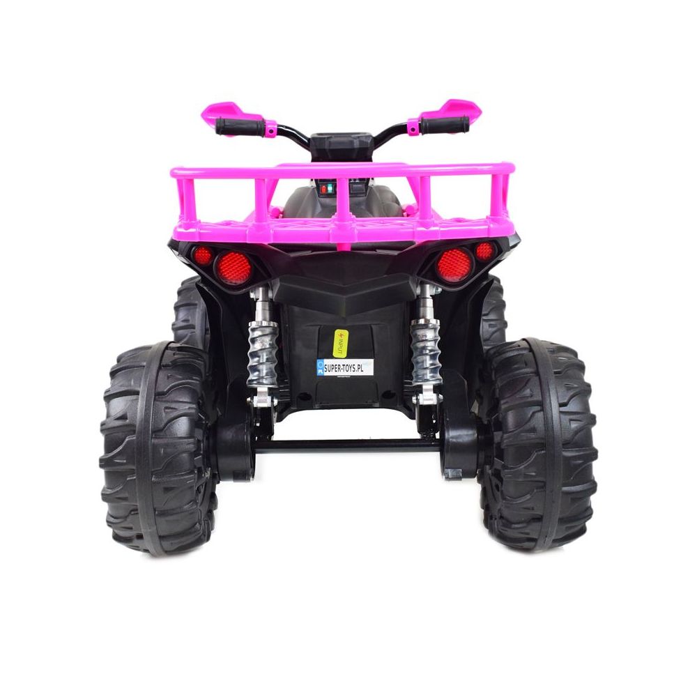 DIDELIS „ADVENTURE“ KVAADRACIKLAS SU AKUMULIATORIUMI, MINKŠTI RATAI, MINKŠTA SĖDYNĖ, NUOTOLINIO VALDYMO PULTAS / GTS1199