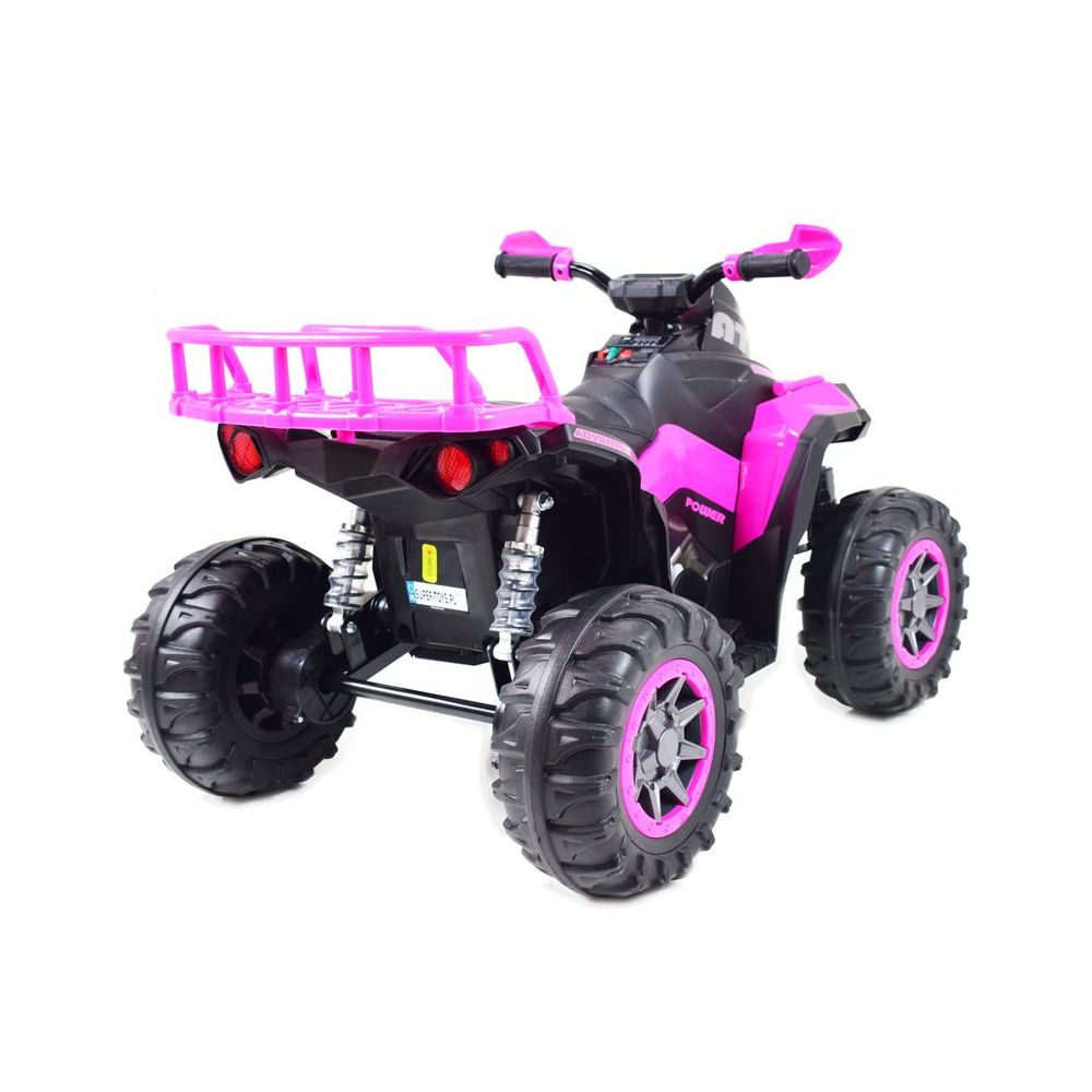 DIDELIS „ADVENTURE“ KVAADRACIKLAS SU AKUMULIATORIUMI, MINKŠTI RATAI, MINKŠTA SĖDYNĖ, NUOTOLINIO VALDYMO PULTAS / GTS1199