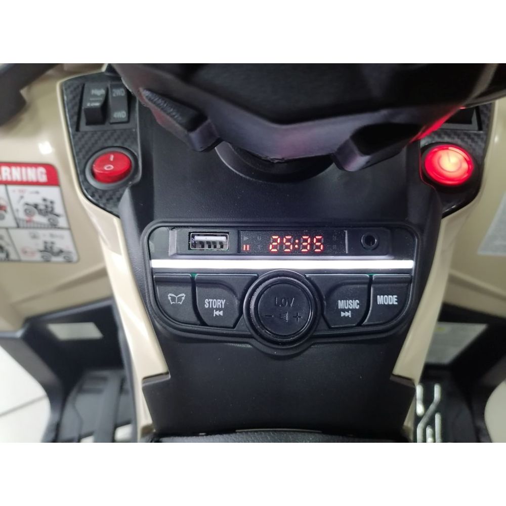 QUAD CAN AM OUTLANDER 4X4, 800 WATT VALDYMO PULTAS, SAUGOS DIRŽAI/DK-CA005