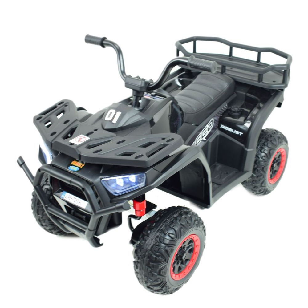 „ROBUST“ AKUMULIATORINIS KVADRACIKLAS, MINKŠTI RATAI, NUOTOLINIO VALDYMO PULTAS, LĖTAS STARTAS, 4x4 /XMX651