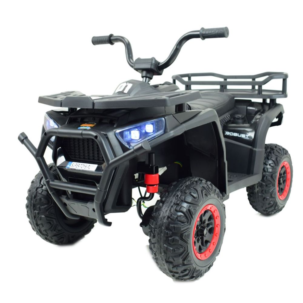 „ROBUST“ AKUMULIATORINIS KVADRACIKLAS, MINKŠTI RATAI, NUOTOLINIO VALDYMO PULTAS, LĖTAS STARTAS, 4x4 /XMX651