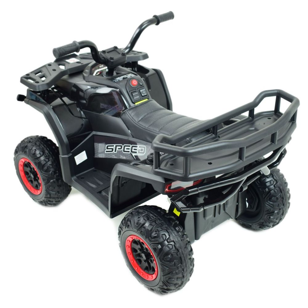 „ROBUST“ AKUMULIATORINIS KVADRACIKLAS, MINKŠTI RATAI, NUOTOLINIO VALDYMO PULTAS, LĖTAS STARTAS, 4x4 /XMX651