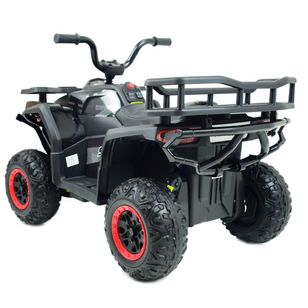 „ROBUST“ AKUMULIATORINIS KVADRACIKLAS, MINKŠTI RATAI, NUOTOLINIO VALDYMO PULTAS, LĖTAS STARTAS, 4x4 /XMX651