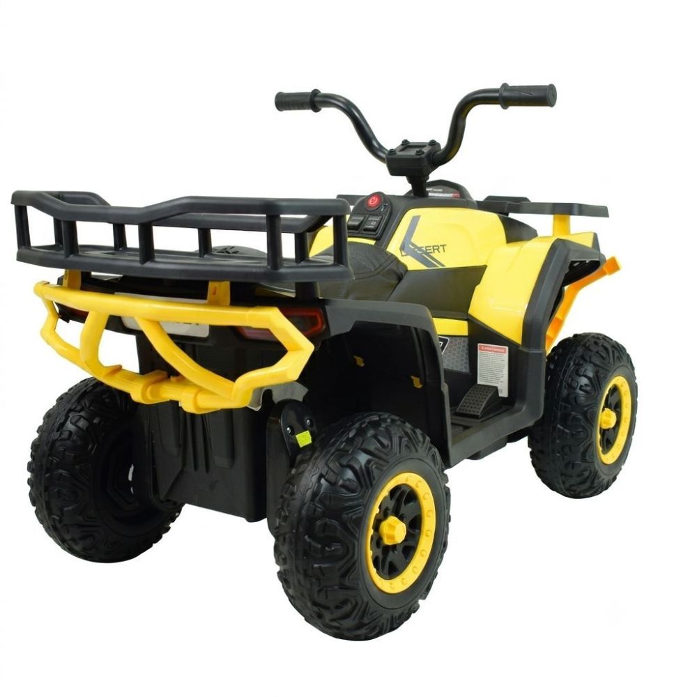 MEGA DIDELIS KVADRACIKLAS, AMORTIZATORIAI, MINKŠTI RATAI, NUOTOLINIO VALDYMO PULTAS, LĖTAS STARTAS, 4x4 /XMX607