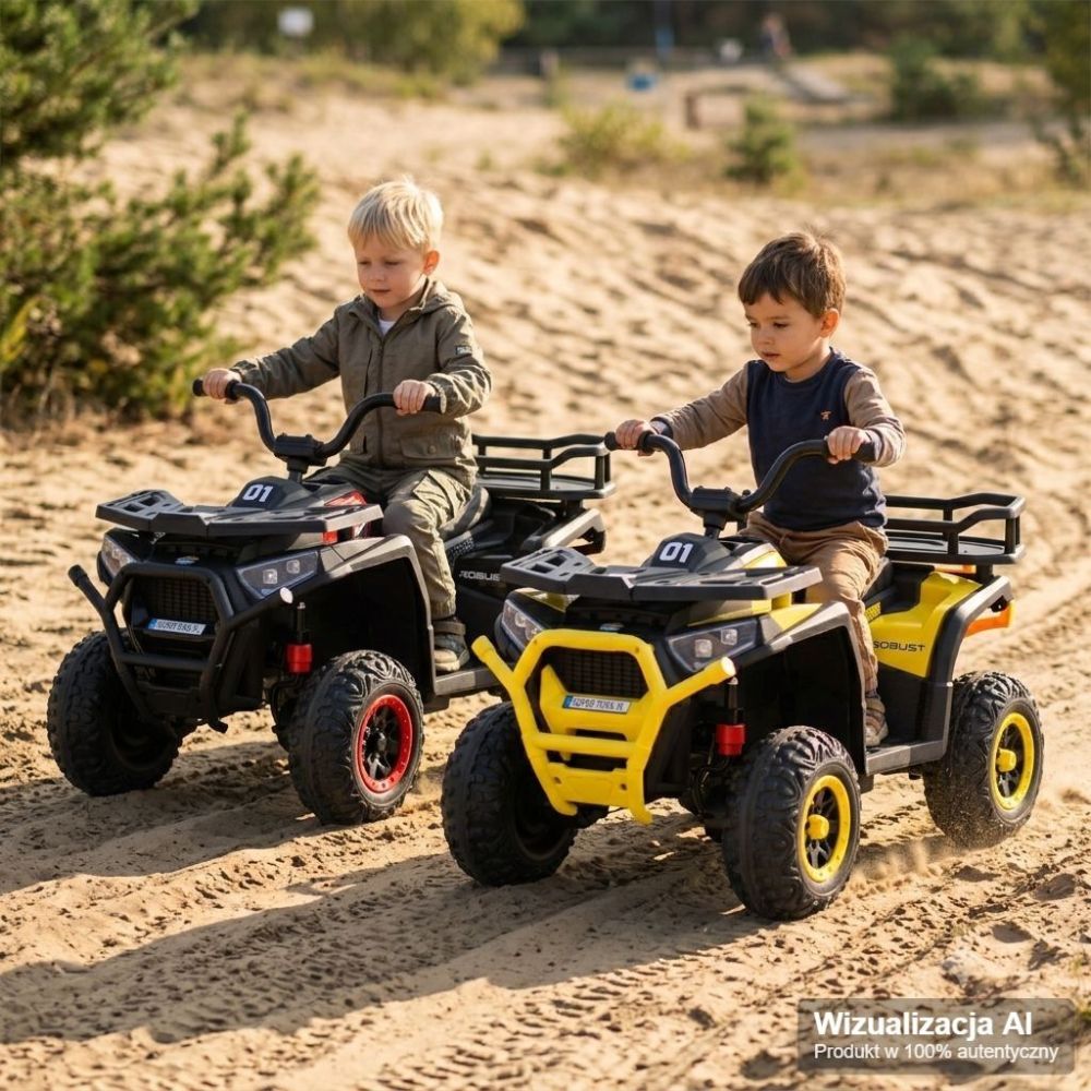 MEGA DIDELIS KVADRACIKLAS, AMORTIZATORIAI, MINKŠTI RATAI, NUOTOLINIO VALDYMO PULTAS, LĖTAS STARTAS, 4x4 /XMX607
