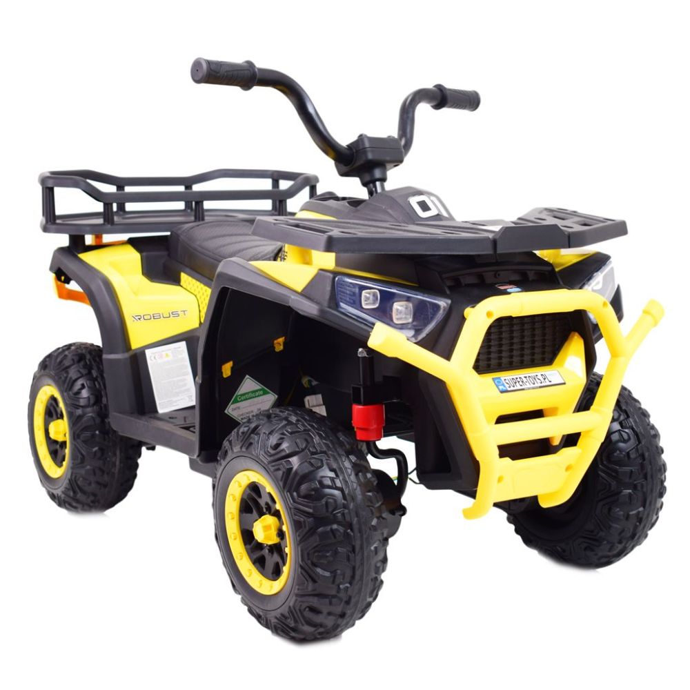 MEGA DIDELIS KVADRACIKLAS, AMORTIZATORIAI, MINKŠTI RATAI, NUOTOLINIO VALDYMO PULTAS, LĖTAS STARTAS, 4x4 /XMX607