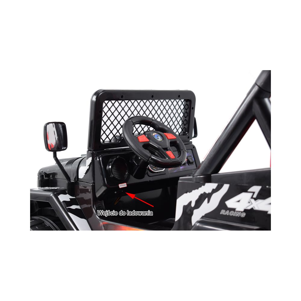 Olbrzymi terenowy Drifter 2 osobowy z pilotem,miękkie koła, 2,4 Ghz/ S-618