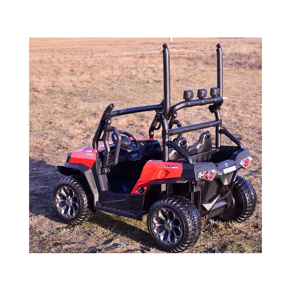 „MEGA BUGGY“ UTV DVIEM VAIKAMS, 4 VARIKLIAI, MINKŠTA SĖDYNĖ, MINKŠTI RATAI/7988-HIGH