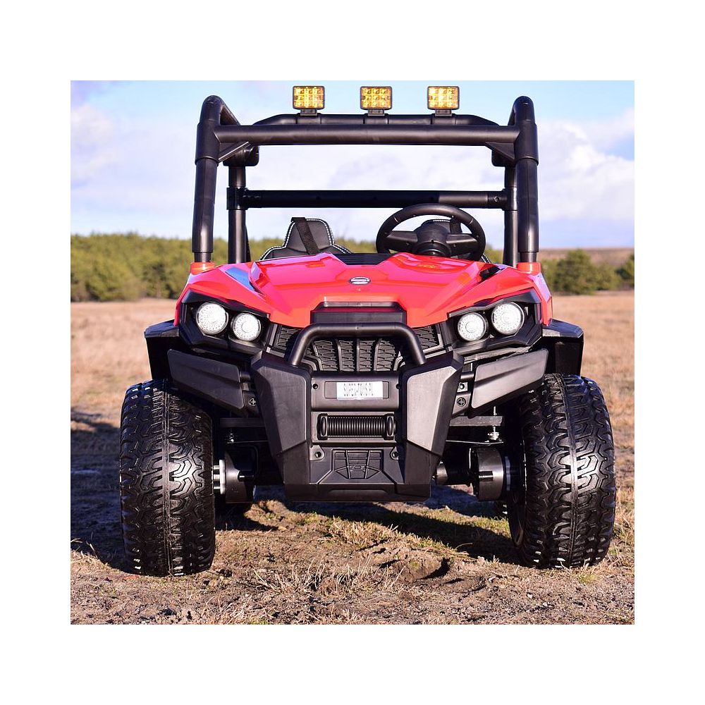 „MEGA BUGGY“ UTV DVIEM VAIKAMS, 4 VARIKLIAI, MINKŠTA SĖDYNĖ, MINKŠTI RATAI/7988-HIGH