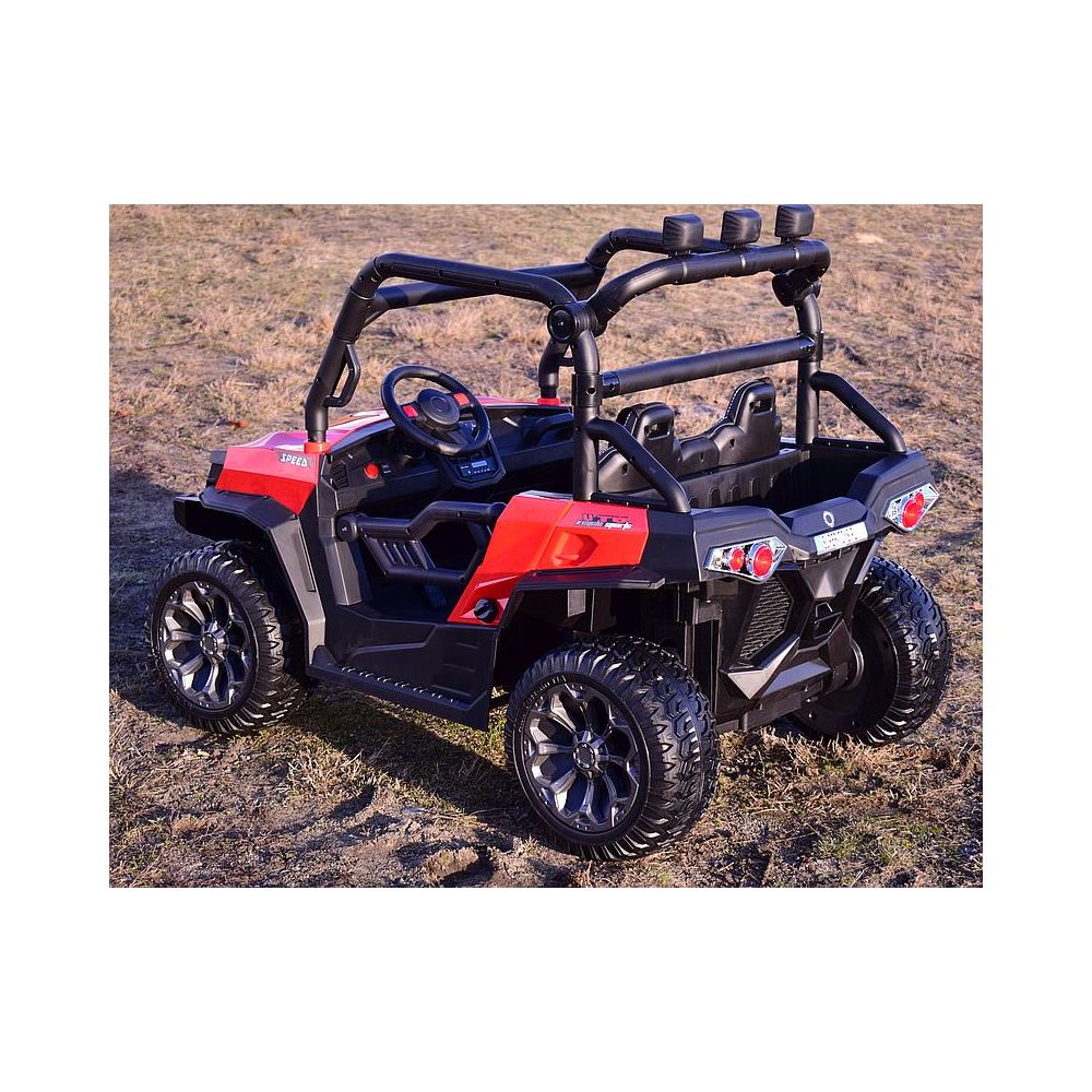 „MEGA BUGGY“ UTV DVIEM VAIKAMS, 4 VARIKLIAI, MINKŠTA SĖDYNĖ, MINKŠTI RATAI/7988-HIGH