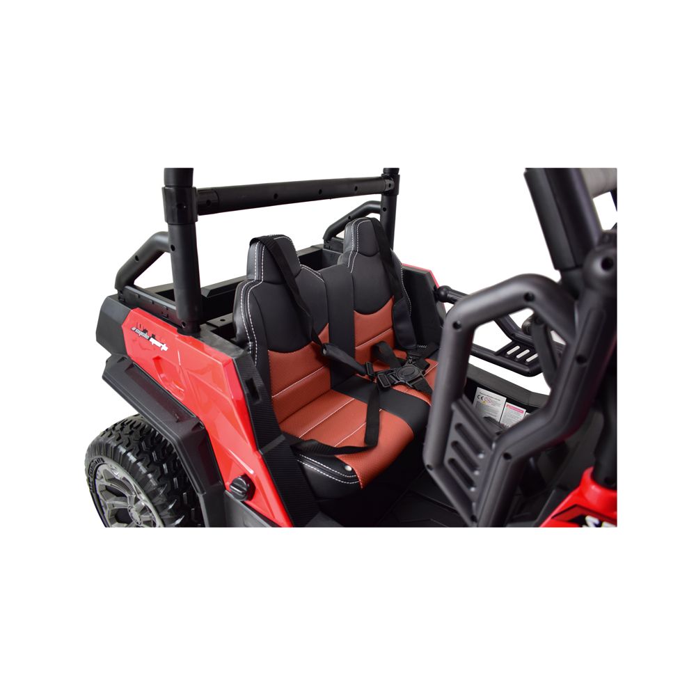 MEGA BUGGY UTV DLA 2 DZIECI, 4 SILNIKI, MIĘKKIE SIEDZENIE, MIĘKKIE KOŁA/7988-HIGH