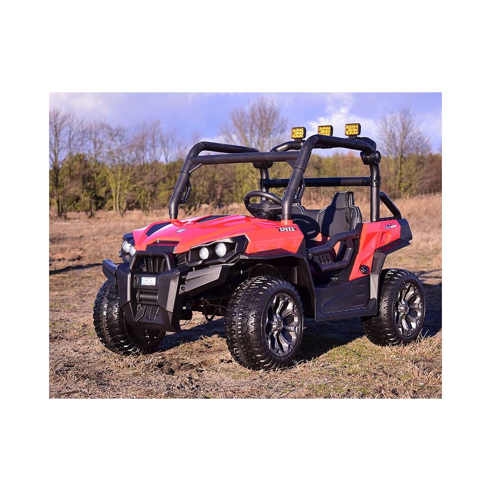 „MEGA BUGGY“ UTV DVIEM VAIKAMS, 4 VARIKLIAI, MINKŠTA SĖDYNĖ, MINKŠTI RATAI/7988-HIGH