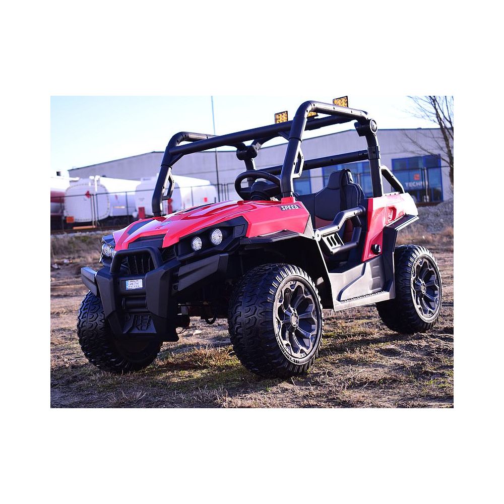 MEGA BUGGY UTV DLA 2 DZIECI, 4 SILNIKI, MIĘKKIE SIEDZENIE, MIĘKKIE KOŁA/7988-HIGH