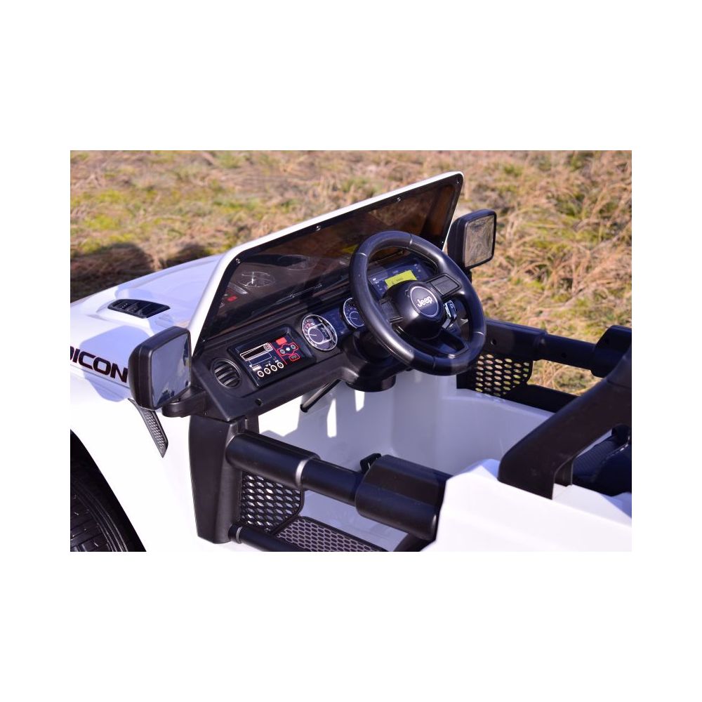 JEEP WRANGLER RUBICON MINKŠTI RATAI, MINKŠTA SĖDYNĖ, 4x4 SU VISOMIS PAPILDOMOMIS FUNKCIJOMIS/DK-JWR555