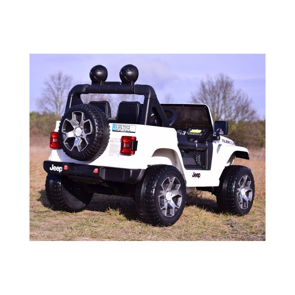JEEP WRANGLER RUBICON MINKŠTI RATAI, MINKŠTA SĖDYNĖ, 4x4 SU VISOMIS PAPILDOMOMIS FUNKCIJOMIS/DK-JWR555