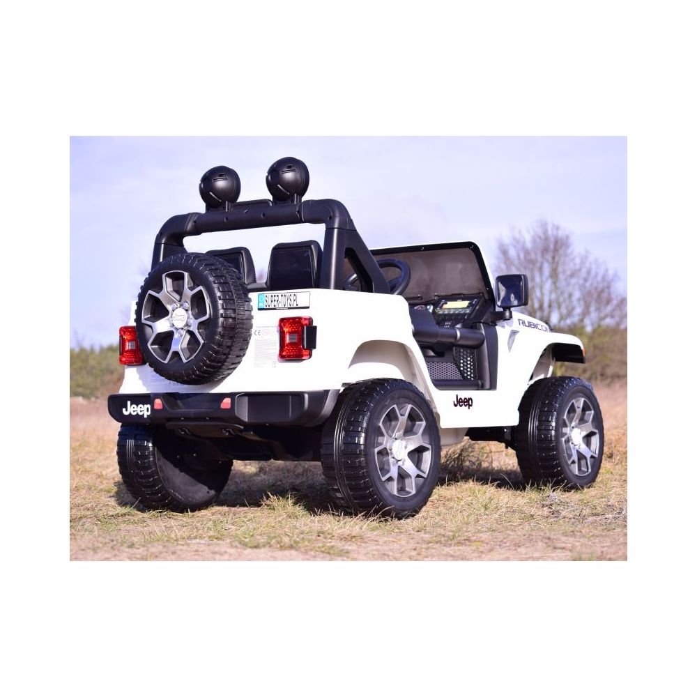 JEEP WRANGLER RUBICON MINKŠTI RATAI, MINKŠTA SĖDYNĖ, 4x4 SU VISOMIS PAPILDOMOMIS FUNKCIJOMIS/DK-JWR555