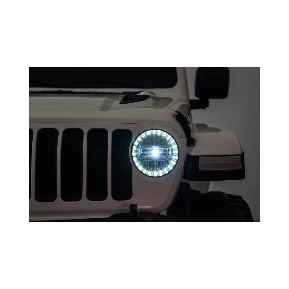 JEEP WRANGLER RUBICON MINKŠTI RATAI, MINKŠTA SĖDYNĖ, 4x4 SU VISOMIS PAPILDOMOMIS FUNKCIJOMIS/DK-JWR555