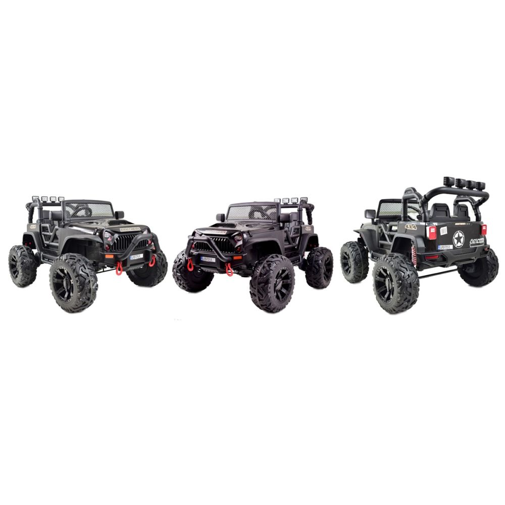 JEEP NA AKUMULATOR BROTHERS , WSPOMAGANIE KIEROWNICY, MIĘKKIE KOŁA, MIĘKKIE SIEDZENIE 24V - 400W/JEEP-JC-666