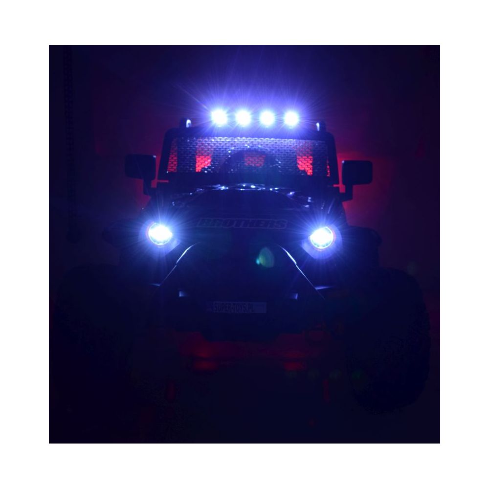 JEEP NA AKUMULATOR BROTHERS , WSPOMAGANIE KIEROWNICY, MIĘKKIE KOŁA, MIĘKKIE SIEDZENIE 24V - 400W/JEEP-JC-666
