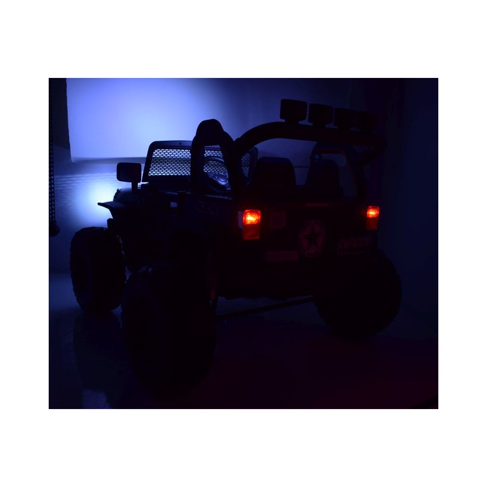 JEEP NA AKUMULATOR BROTHERS , WSPOMAGANIE KIEROWNICY, MIĘKKIE KOŁA, MIĘKKIE SIEDZENIE 24V - 400W/JEEP-JC-666