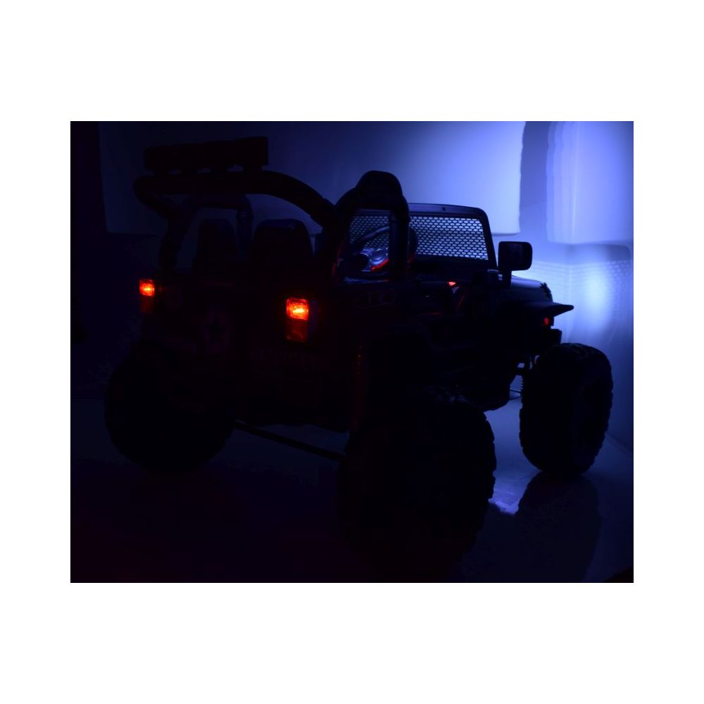 JEEP NA AKUMULATOR BROTHERS , WSPOMAGANIE KIEROWNICY, MIĘKKIE KOŁA, MIĘKKIE SIEDZENIE 24V - 400W/JEEP-JC-666