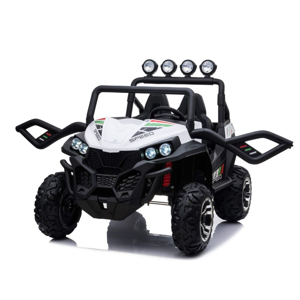 MEGA BUGGY 4X4 2x12V SPEED NEW, SKIRTAS 2 VAIKAMS, MINKŠTI RATAI, MINKŠTOS SĖDYNĖS/S2588