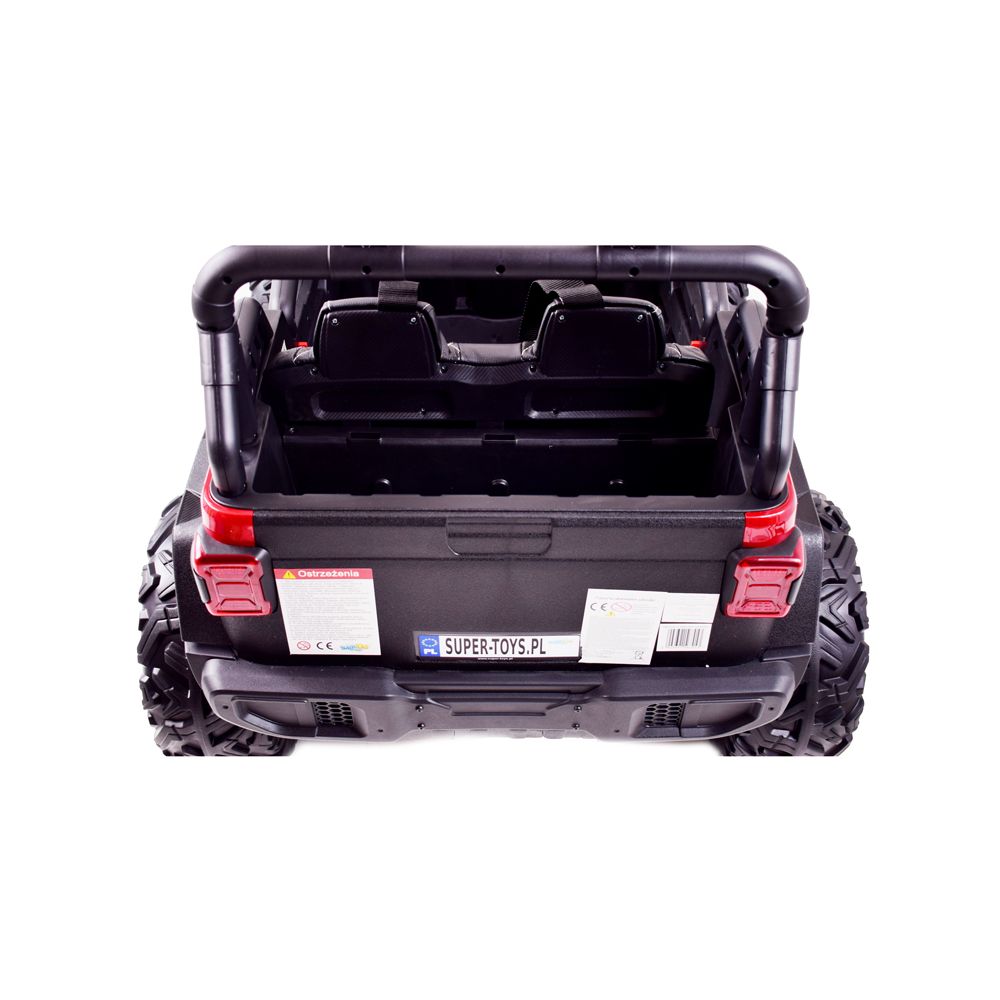 MEGA DŻIP OFF ROAD 4X4, MIĘKKIE KOŁA, MIĘKKIE SIEDZENIE, FUNKCJA BUJANIA, KLUCZYK,/HC8988
