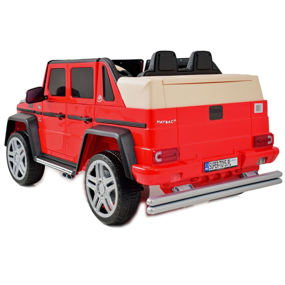 ORIGINALUS „MERCEDES MAYBACH G650“, MINKŠTOS SĖDYNĖS, MINKŠTI RATAI/A100