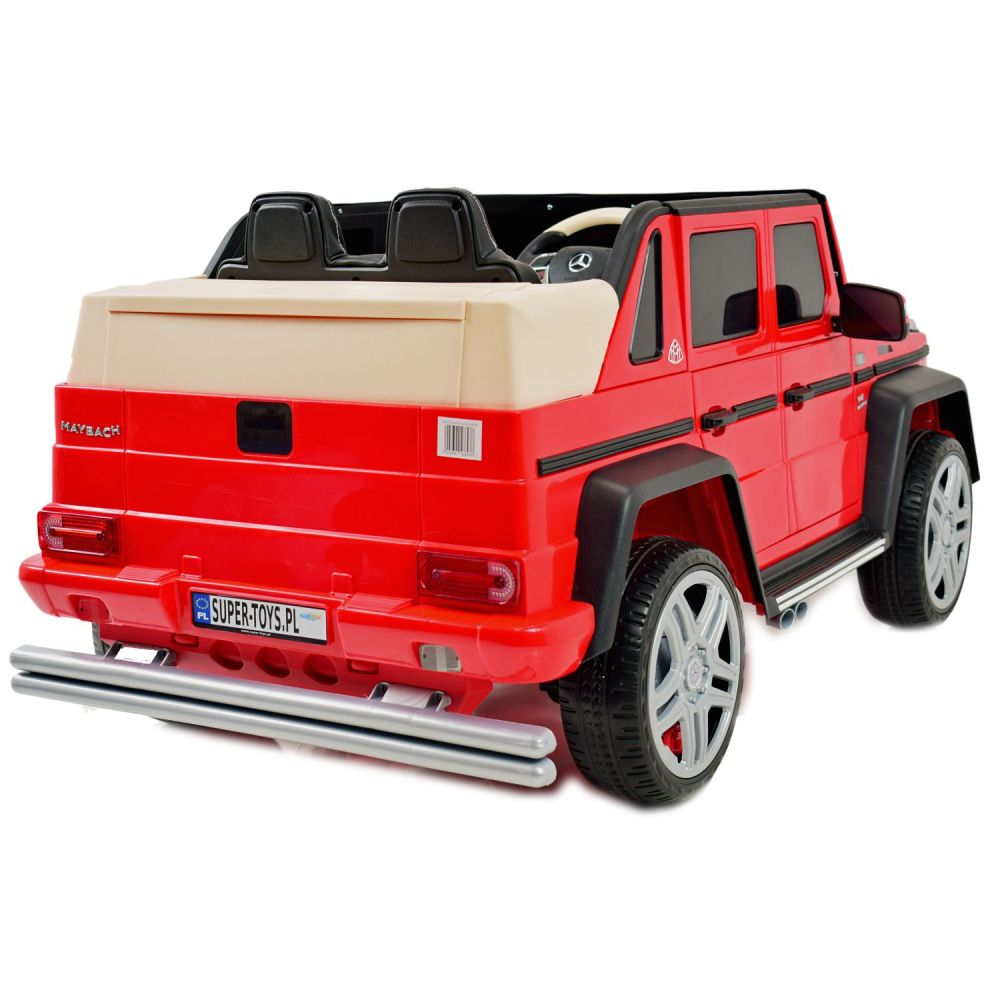 ORIGINALUS „MERCEDES MAYBACH G650“, MINKŠTOS SĖDYNĖS, MINKŠTI RATAI/A100