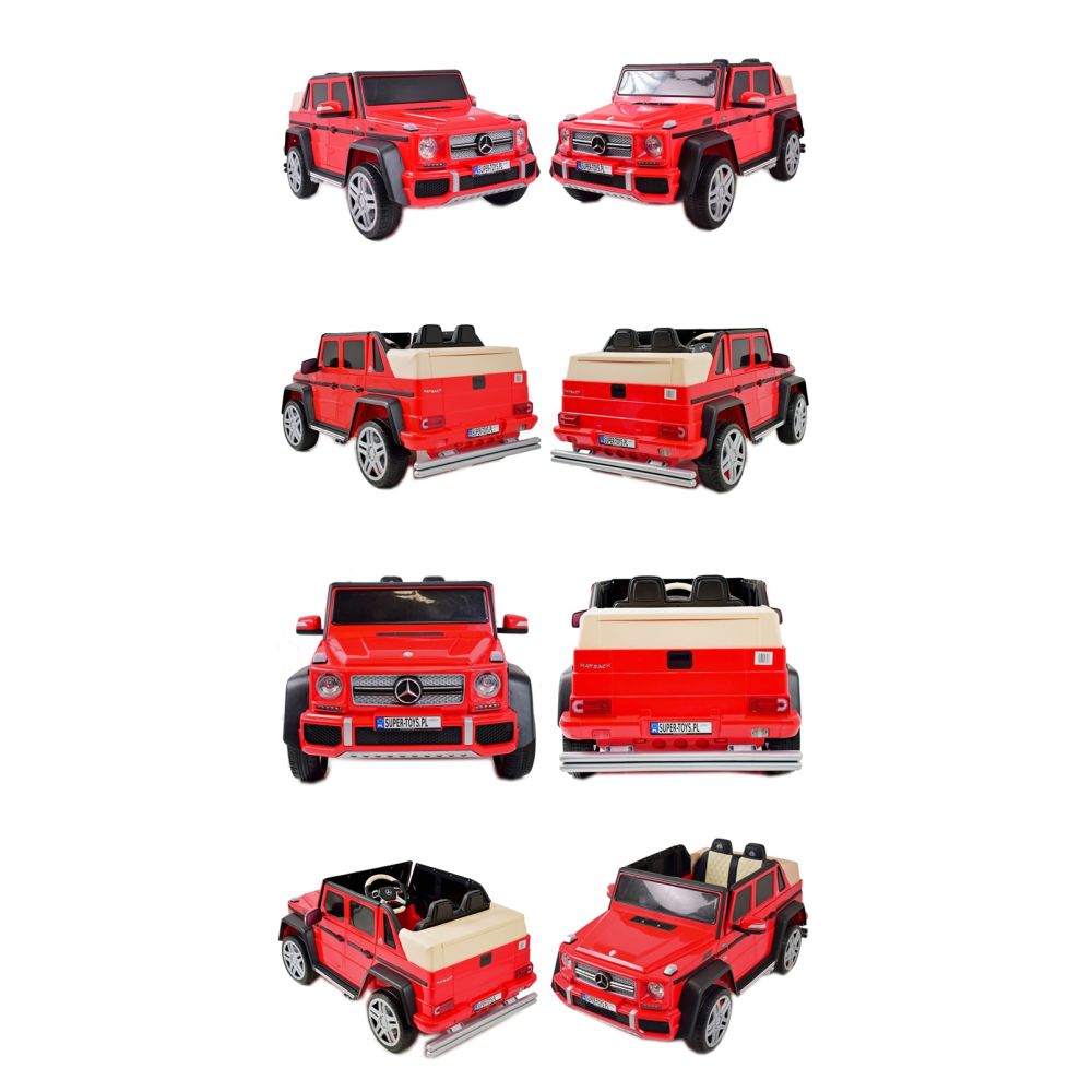 ORIGINALUS „MERCEDES MAYBACH G650“, MINKŠTOS SĖDYNĖS, MINKŠTI RATAI/A100