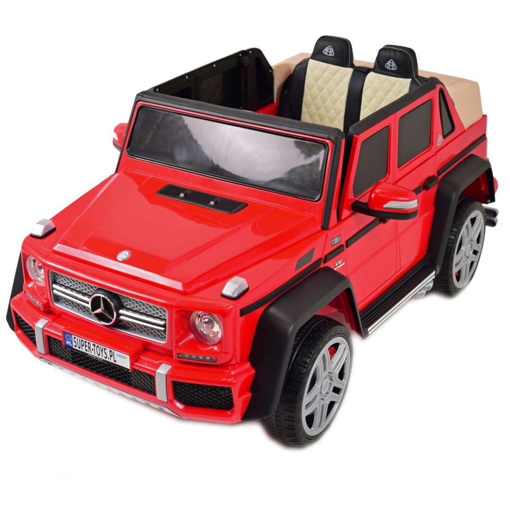 ORIGINALUS „MERCEDES MAYBACH G650“, MINKŠTOS SĖDYNĖS, MINKŠTI RATAI/A100