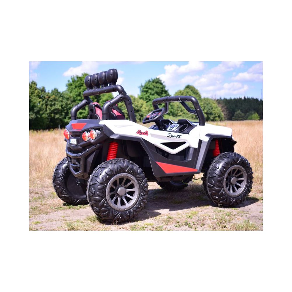 „MEGA AUTO BUGGY SPORTS 4X4“, METALINIAI AMORTIZATORIAI, SVYRUOJIMO FUNKCIJA, APŠVIESTAS VARIKLIO KAPOTAS. SKAIČIAVIMO PRIETAISA