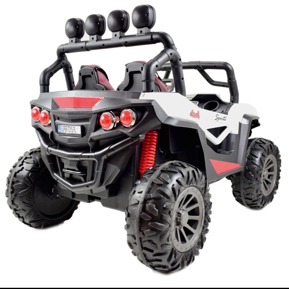 „MEGA AUTO BUGGY SPORTS 4X4“, METALINIAI AMORTIZATORIAI, SVYRUOJIMO FUNKCIJA, APŠVIESTAS VARIKLIO KAPOTAS. SKAIČIAVIMO PRIETAISA