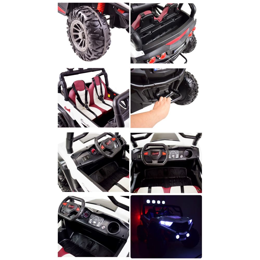 „MEGA AUTO BUGGY SPORTS 4X4“, METALINIAI AMORTIZATORIAI, SVYRUOJIMO FUNKCIJA, APŠVIESTAS VARIKLIO KAPOTAS. SKAIČIAVIMO PRIETAISA