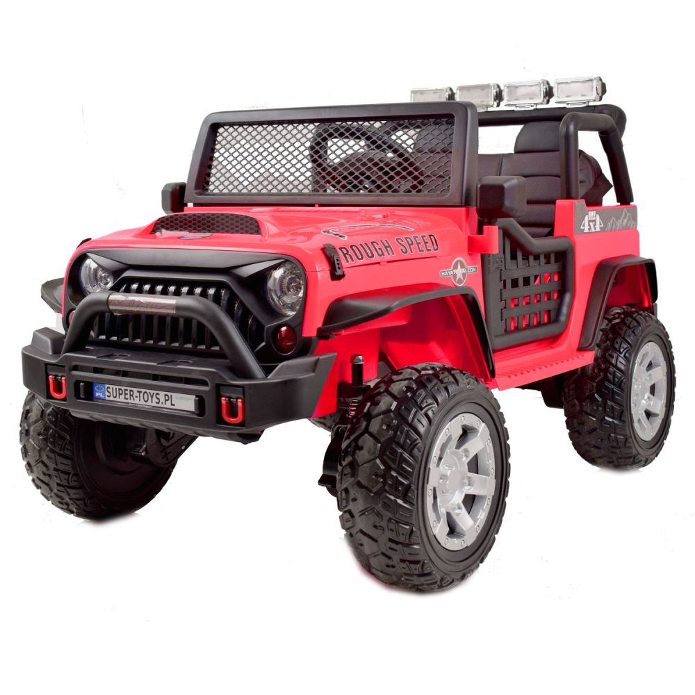 DIDELIS 4X4 DŽIPAS „ROUGH SPEED“, SVYRUOJIMO FUNKCIJA, LAGAMINAS, MINKŠTI RATAI/XMX-617
