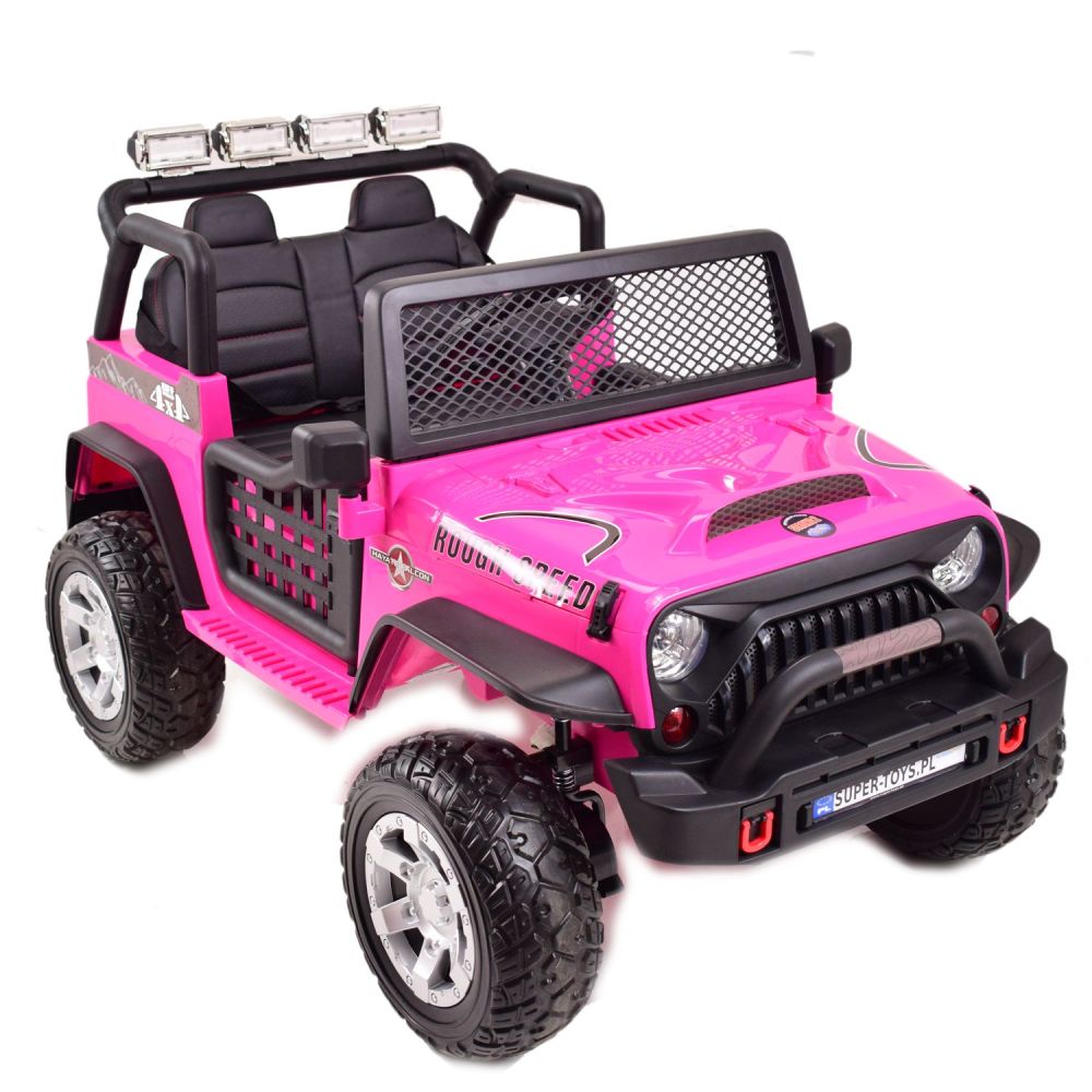 DIDELIS 4X4 DŽIPAS „ROUGH SPEED“, SUPIMO FUNKCIJA, LAGAMINAS, FM RADIJAS, MINKŠTI RATAI/XMX-617