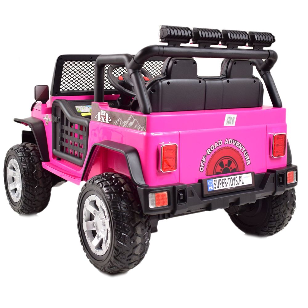 DIDELIS 4X4 DŽIPAS „ROUGH SPEED“, SUPIMO FUNKCIJA, LAGAMINAS, FM RADIJAS, MINKŠTI RATAI/XMX-617