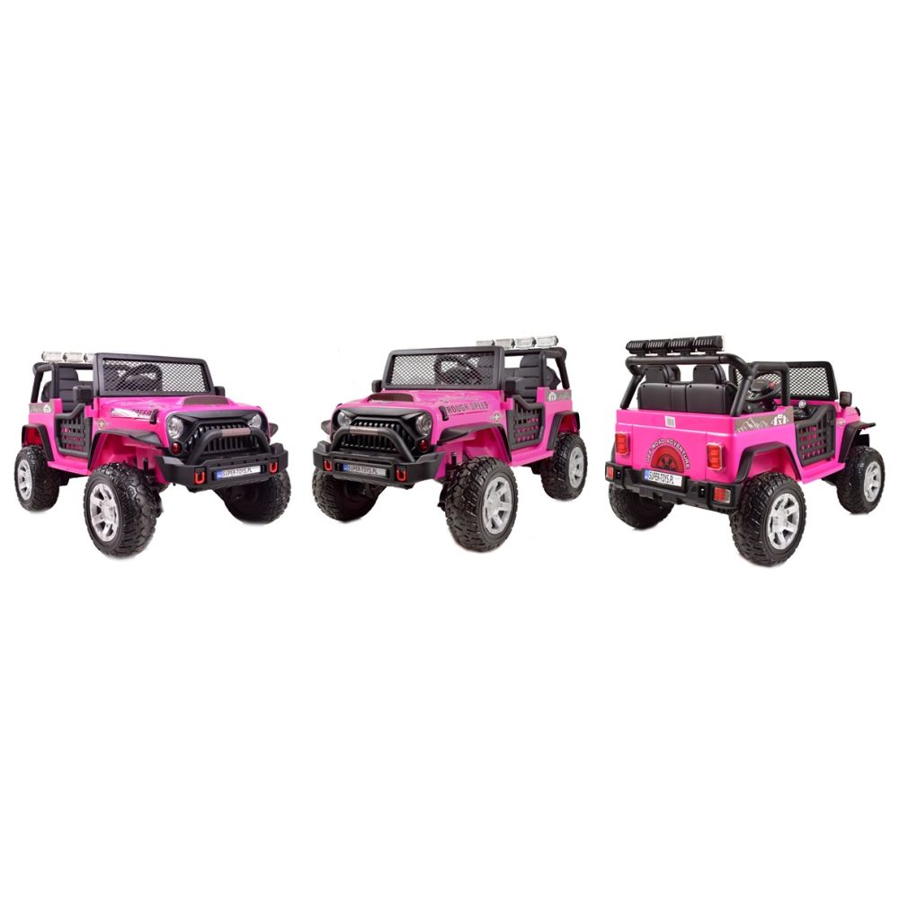 DIDELIS 4X4 DŽIPAS „ROUGH SPEED“, SUPIMO FUNKCIJA, LAGAMINAS, FM RADIJAS, MINKŠTI RATAI/XMX-617