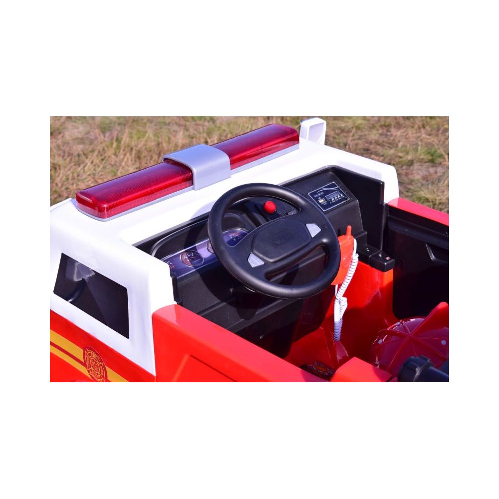 MEGA UGNIAGESIO AUTOMOBILIS SU GARSO EFEKTAIS, SŪPUOKLĖS FUNKCIJA, MEGAFONU IR PAPILDOMA ĮRANGA, SUPER VERSIJA/LL911