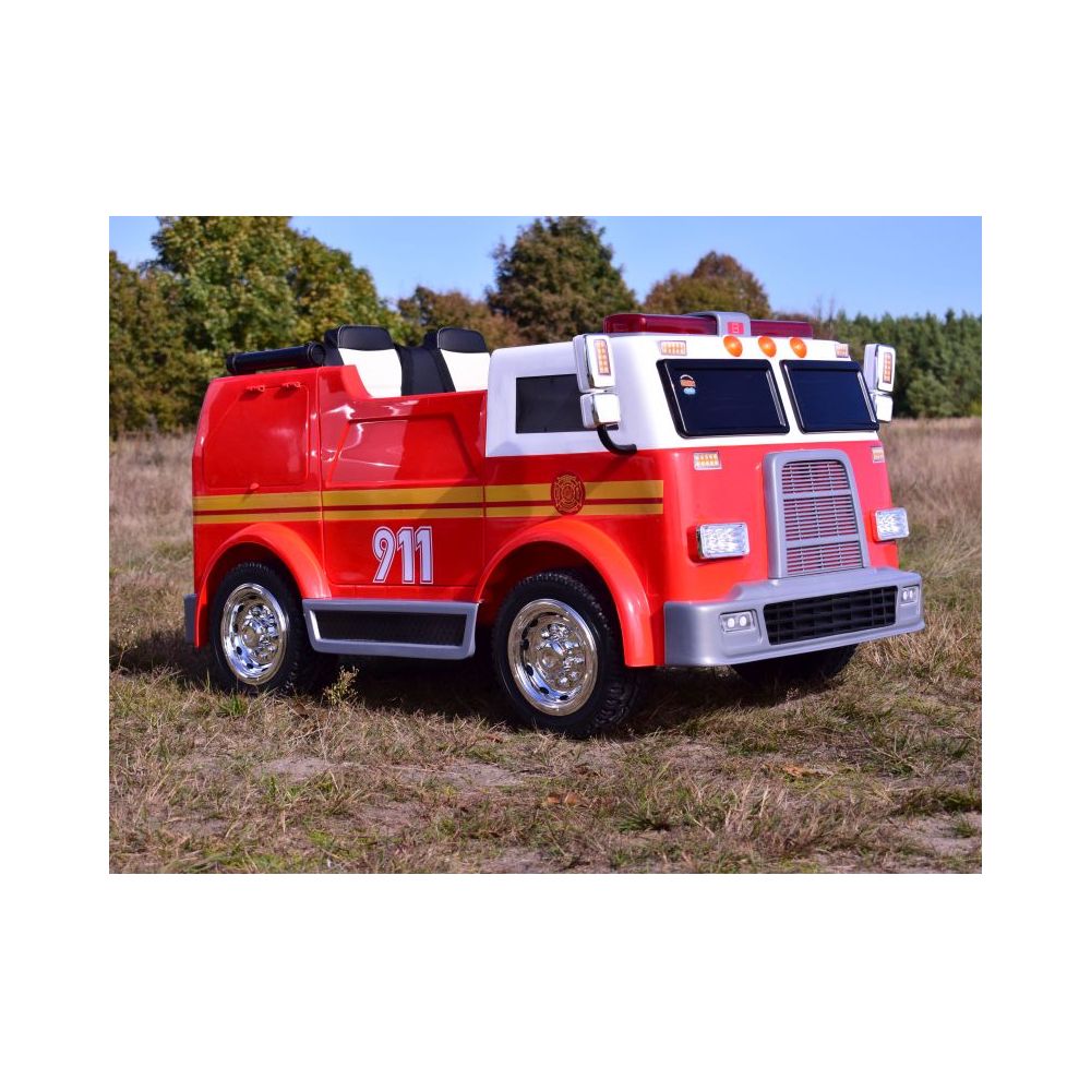 MEGA STRAŻ POŻARNA Z DŹWIĘKAMI, FUNKCJĄ BUJANIA, MEGAFONEM I DODATKOWYM WYPOSAŻENIEM, SUPER WERSJA/LL911