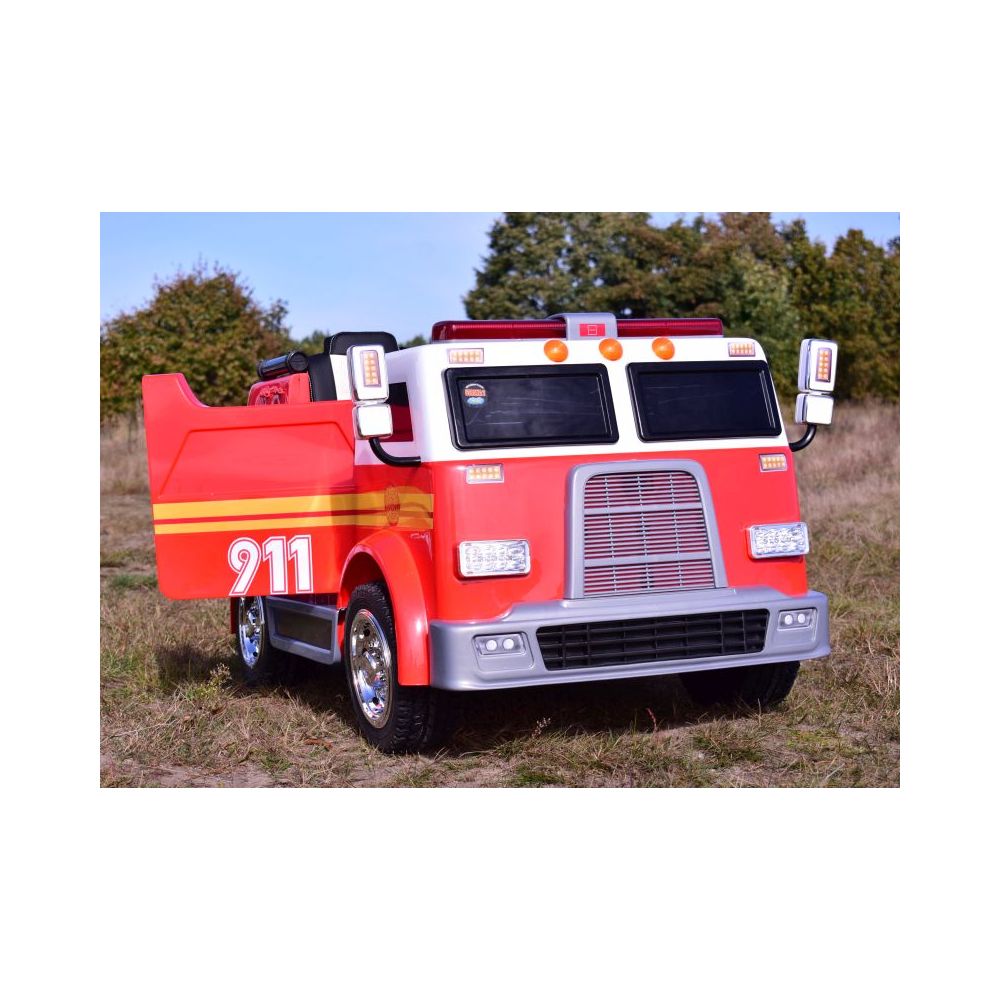MEGA UGNIAGESIO AUTOMOBILIS SU GARSO EFEKTAIS, SŪPUOKLĖS FUNKCIJA, MEGAFONU IR PAPILDOMA ĮRANGA, SUPER VERSIJA/LL911
