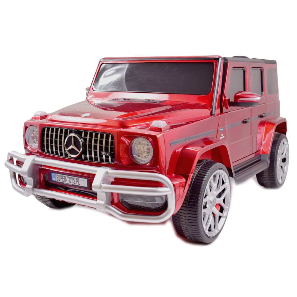„MERCEDES G63 AMG“ 2 VAIKAMS, 24 V, 4X4, MINKŠTI EVA RATAI, MINKŠTA SĖDYNĖ, POLIROTUOTAS LAKAS, VISOS PAPILDOMOS PASIRINKTYS / S