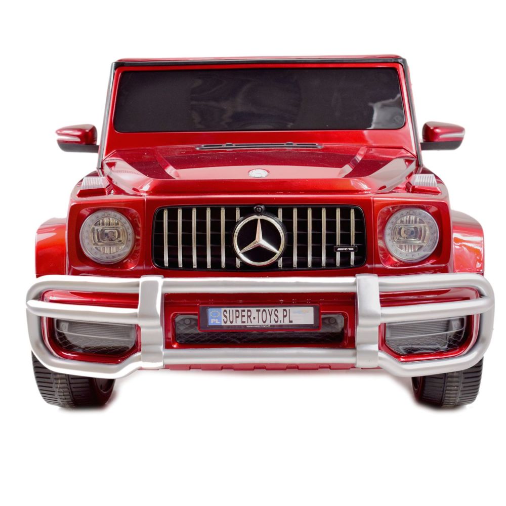 „MERCEDES G63 AMG“ 2 VAIKAMS, 24 V, 4X4, MINKŠTI EVA RATAI, MINKŠTA SĖDYNĖ, POLIROTUOTAS LAKAS, VISOS PAPILDOMOS PASIRINKTYS / S