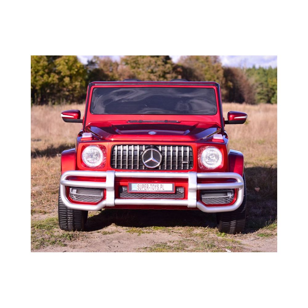 „MERCEDES G63 AMG“ 2 VAIKAMS, 24 V, 4X4, MINKŠTI EVA RATAI, MINKŠTA SĖDYNĖ, POLIROTUOTAS LAKAS, VISOS PAPILDOMOS PASIRINKTYS / S