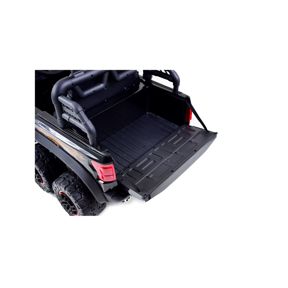 MEGA JEEP WORKS SIX 4X4, 2 X 12V MĘKKIE KOŁA, MIĘKKIE SIEDZENIE/JC003