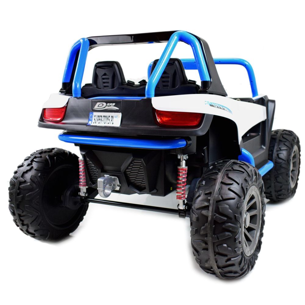 MEGA BUGGY VEOTOR 24 V, 400 W MEGA GALIOS, NUOTOLINIO VALDYMO PULTAS, MINKŠTA SĖDYNĖ, MINKŠTI RATAI /DLS-1