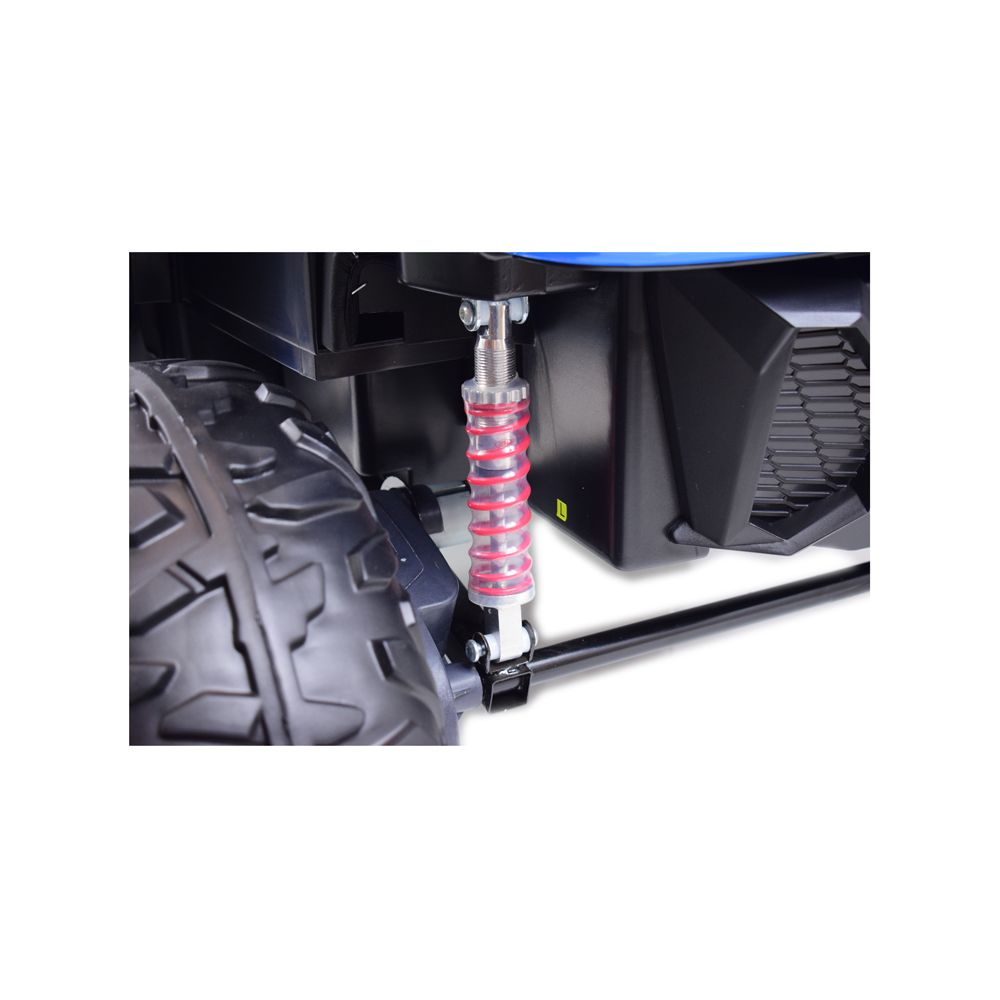 MEGA BUGGY VEOTOR 24 V, 400 W MEGA GALIOS, NUOTOLINIO VALDYMO PULTAS, MINKŠTA SĖDYNĖ, MINKŠTI RATAI /DLS-1